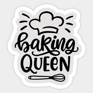 Baking Queen Sticker
